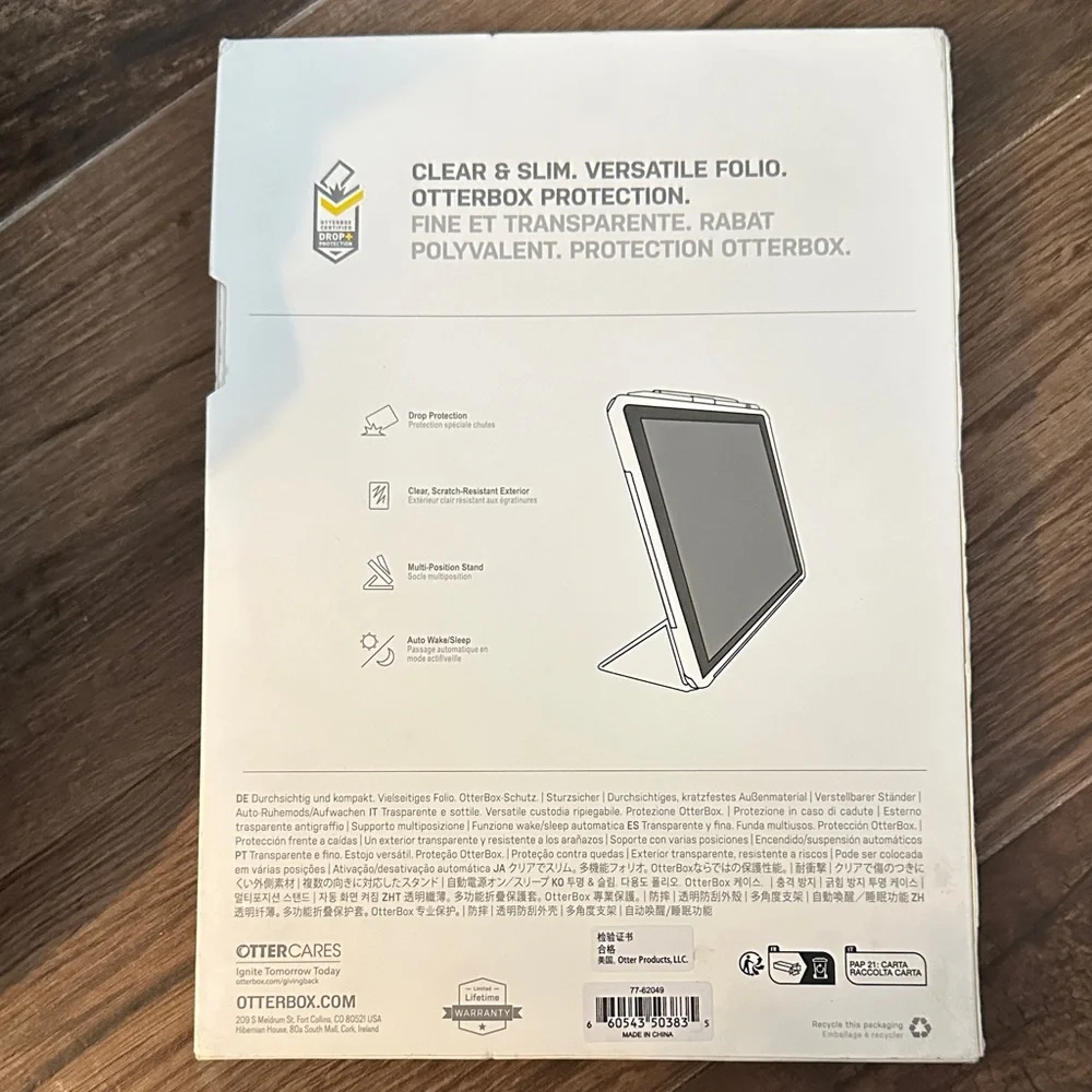 OtterBox Symmetry Series 360 Tablet Case - Gray 7th/8th/9th Gen 10.2”